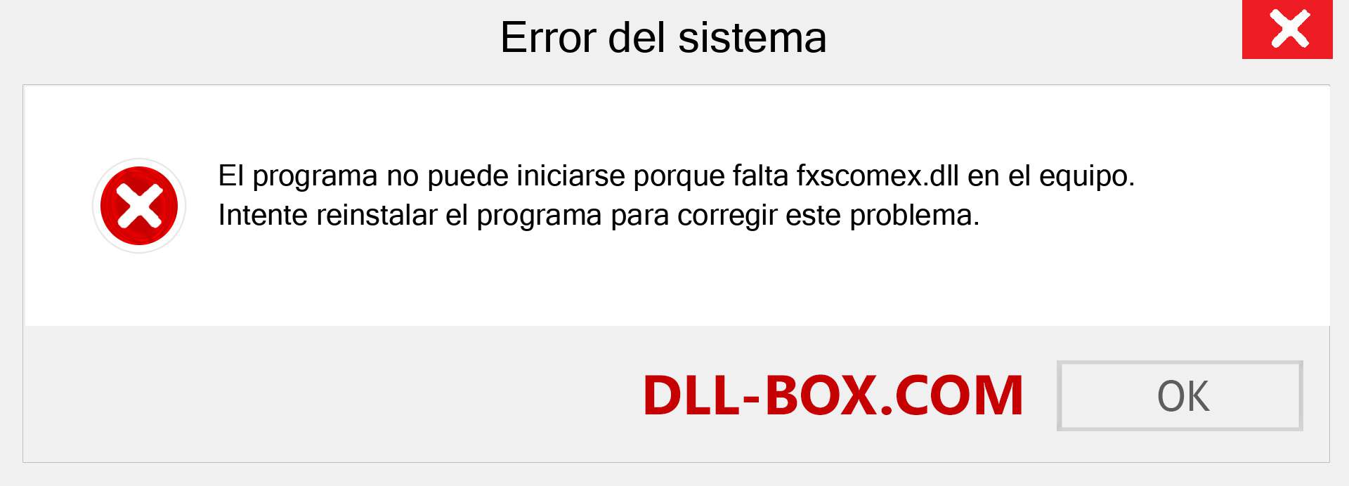 ¿Falta el archivo fxscomex.dll ?. Descargar para Windows 7, 8, 10 - Corregir fxscomex dll Missing Error en Windows, fotos, imágenes