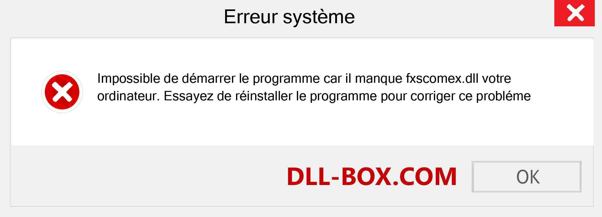 Le fichier fxscomex.dll est manquant ?. Télécharger pour Windows 7, 8, 10 - Correction de l'erreur manquante fxscomex dll sur Windows, photos, images